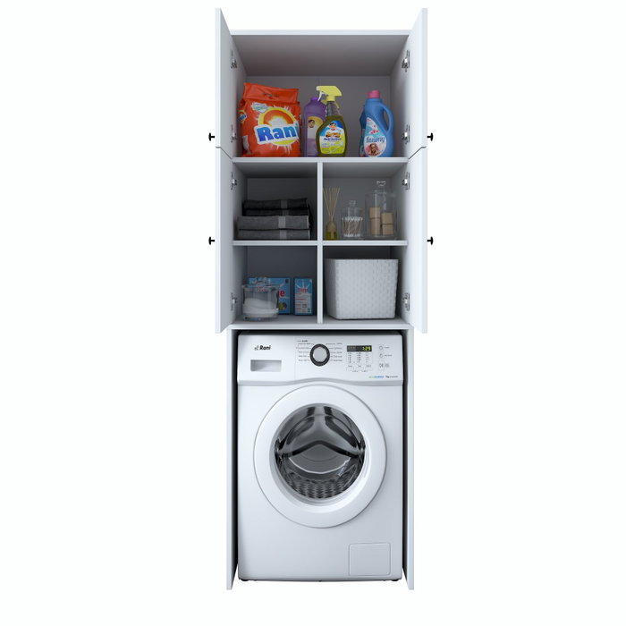 Hanah Home Armario para Lavadora Blanco Hanah Home Armario para Lavadora Blanco